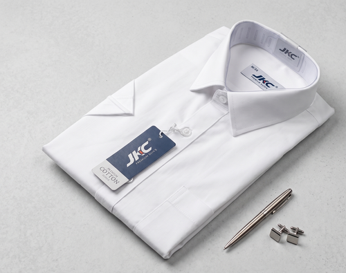 JKC WHITE SHIRT (HALF SLEEVE)